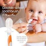 Cherish Baby Care Baby Toothbrush 0-2 Years Silicone 3-Pack Orange view 4