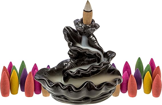 essential oil cones waterfall