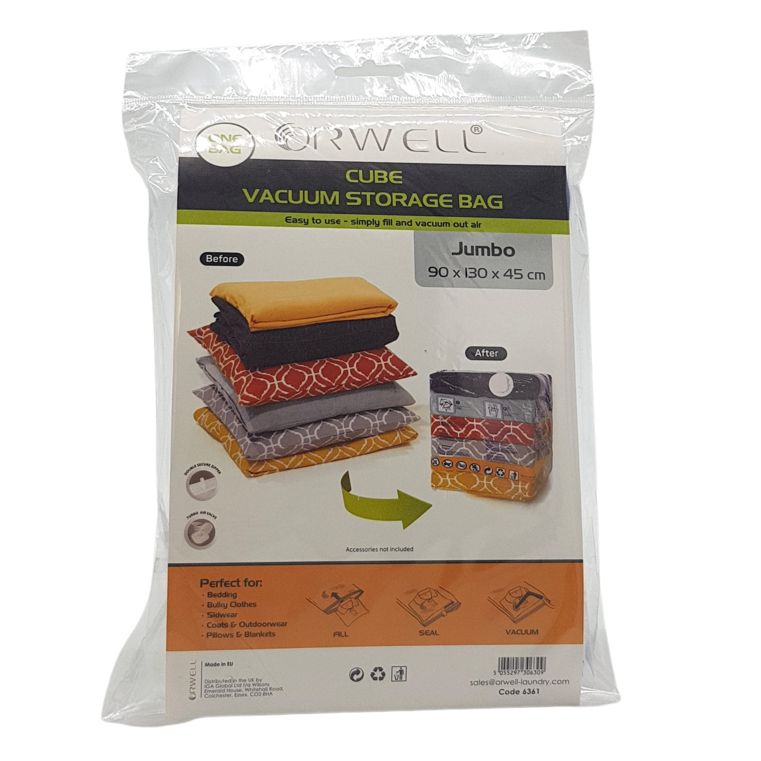Orwell Cube Vacuum Storage Bag Jumbo