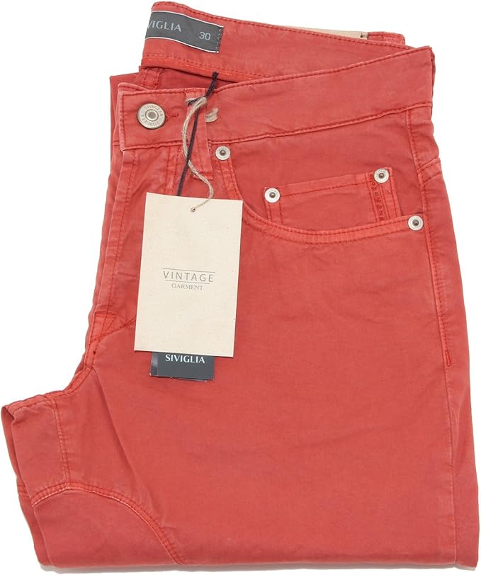 81779 Long Pants Seville Vintage Men's Jeans Trousers Men brown 24