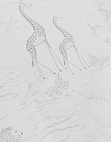 Babycurls Safari Sketches Deluxe Anti-Roll Nappy Changing Mat 69x45x8cm view 5
