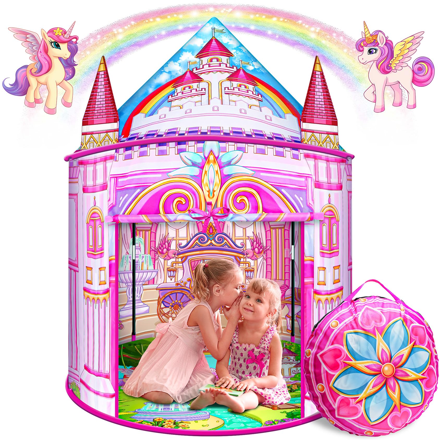 Toys for Girls,Large Kids Tent Toddler Girl Toys,Foldable Tent for