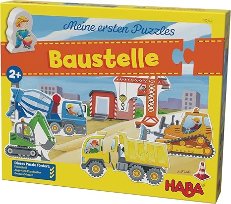 Haba 302413 Meine ersten Puzzles-Baustelle