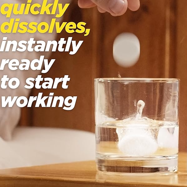 ALKA-SELTZER PLUS SEVERE COLD – SPARKLING ORIGINAL POWERFAST FIZZ EFFERVESCENT COMMON COLD TABLETS, SINUS CONGESTION, RUNNY NOSE, AND DRY COUGH, 36CT, PACKAGING MAY VARY