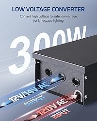 DEWENWILS 300W Low Voltage Landscape Transformer