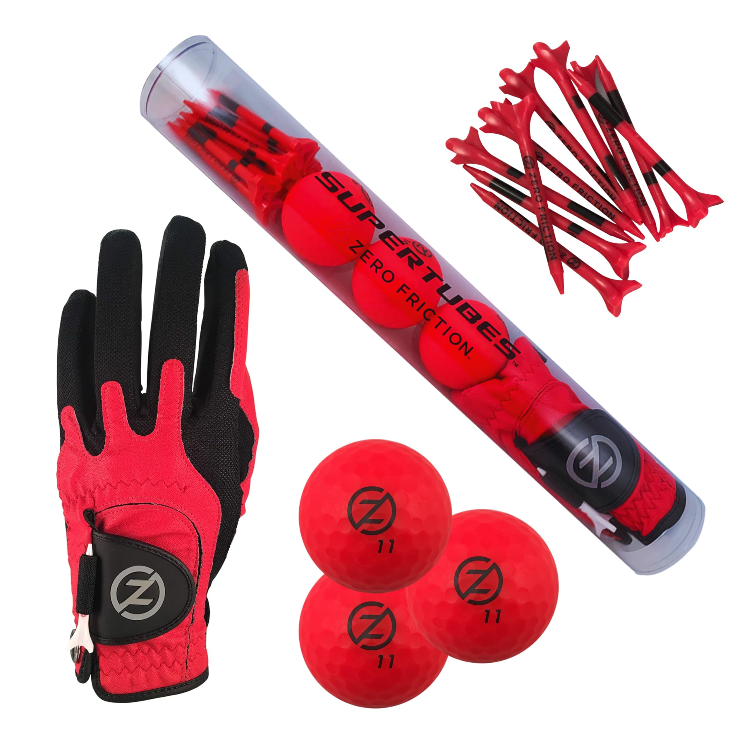 Zero Friction Unisex's, Neon Red SuperTube, One Size
