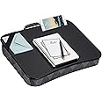 LAPGEAR Designer Lap Desk with Phone Holder and Device Ledge - Gray Argyle - Fits up to 15.6 inch Laptops - Style No. 45438