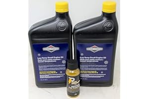 Briggs & Stratton 2-Quarts 100030C SAE 5W-30 4-Cycle Snow Thrower Oil and Fuel Treatment