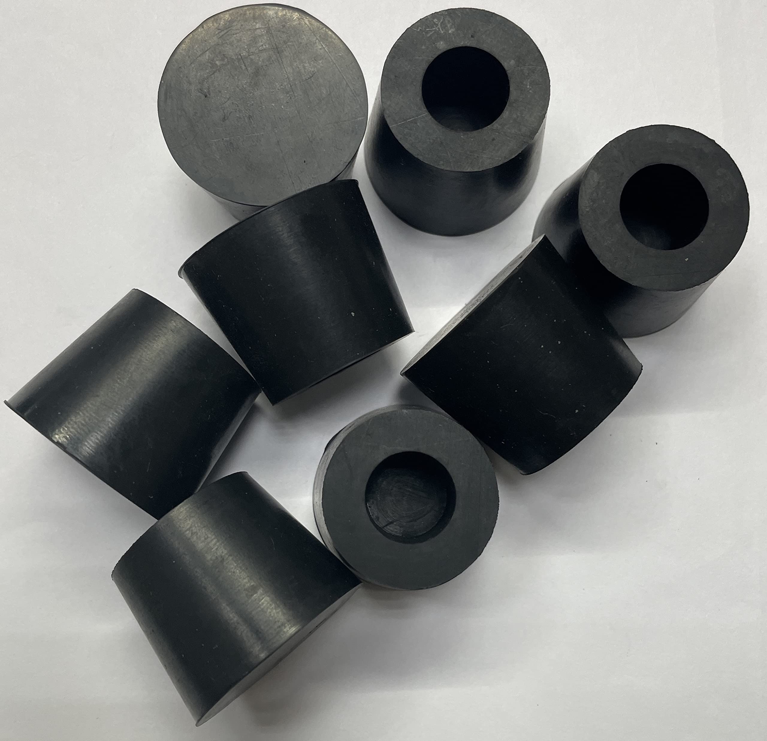 dexierp Protection Force For 5/8" 15mm (Pack of 12) Round OD Tubing End Chair Leg Stick Ferrule Furniture Feet Rubber Cap Cup Pad Cover Floor Plug Protectors