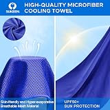 Sukeen 4 Pack Cooling Towel 40x12 Ice Towel Microfiber Yoga Gym Sports view 4