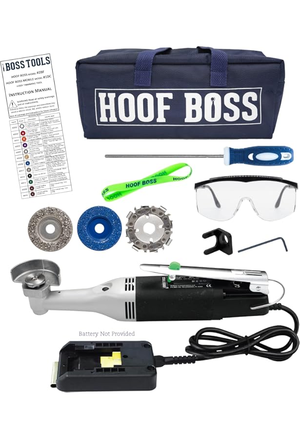 Accessories Included Basic Goat Hoof Care Set Cordless Battery Powered