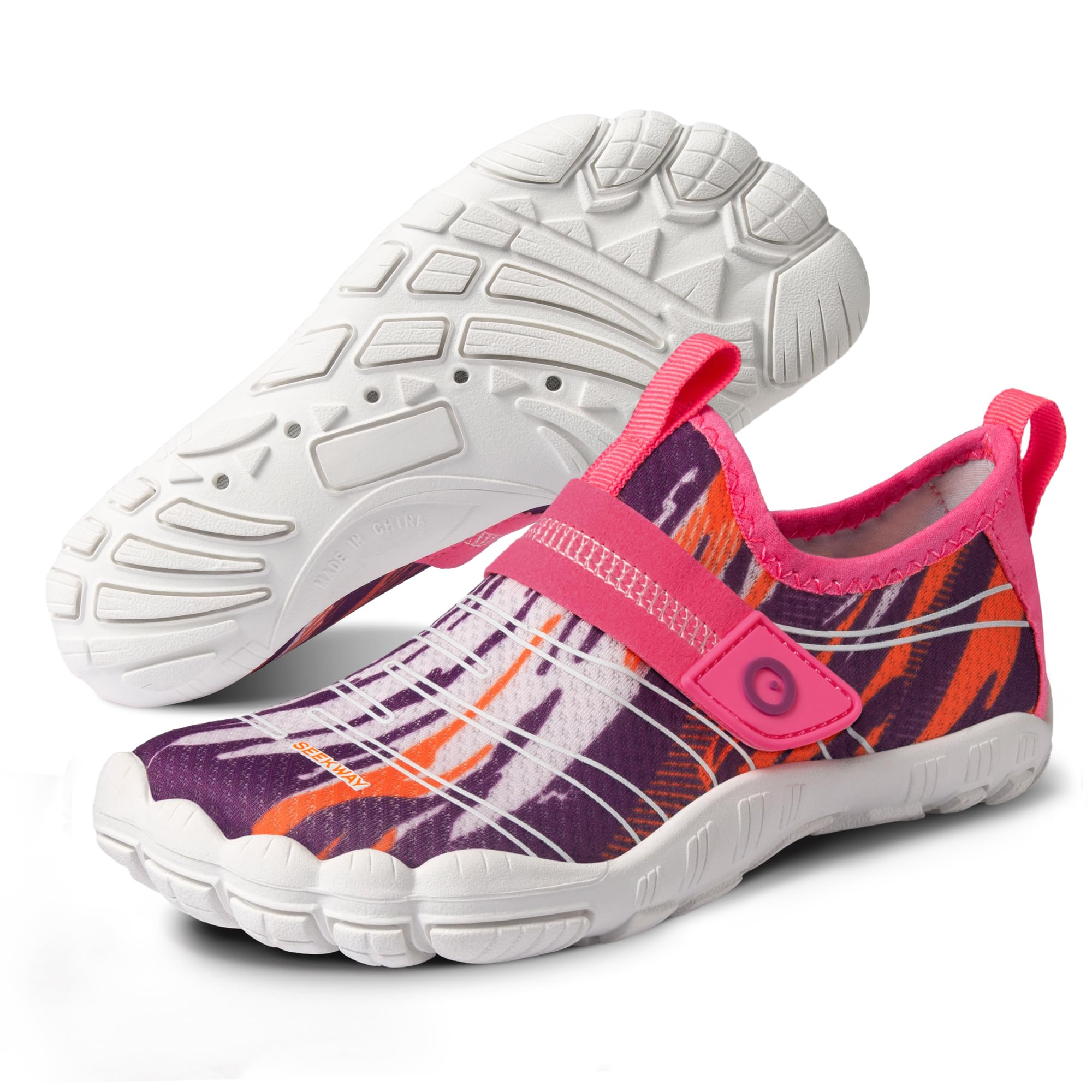 Photo 1 of SEEKWAY Barefoot Water Shoes for Kids - Wide Toe Box and Quick-Dry Sand Shoes Toddler for Hiking Swim Beach Pool Kayak Sport Accessories, Camping Essentials Must-Haves for Boys Girls Sizes
