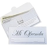 Ctosree 500 Sobres De Diezmos Y Ofrendas De Eucalipto Para Ofrenda De Iglesia Tamano De Factura De Donacion Mi Ofrenda Y 500 Tarjetas De Visita De