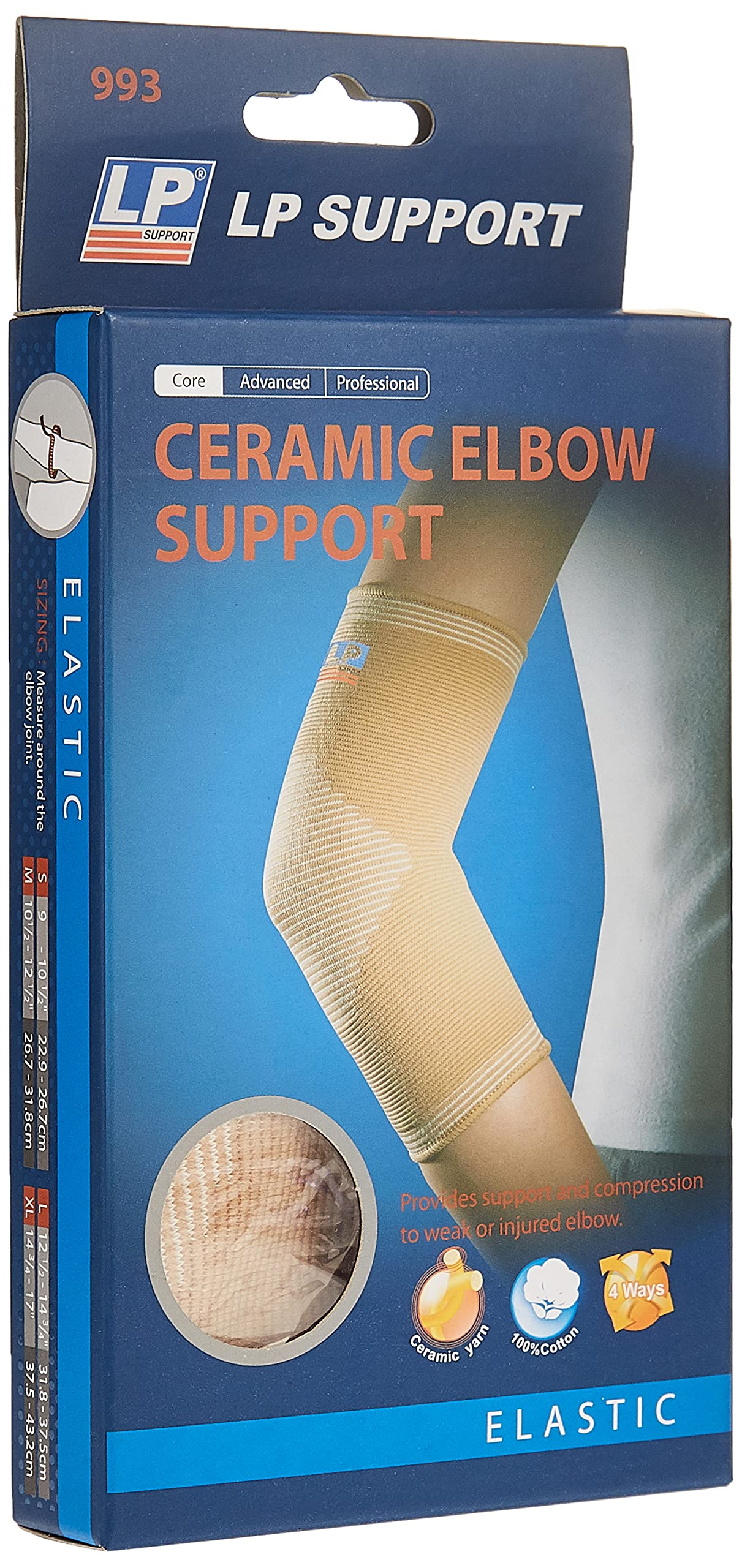 LP SUPPORT Large Ceramic Elbow Support