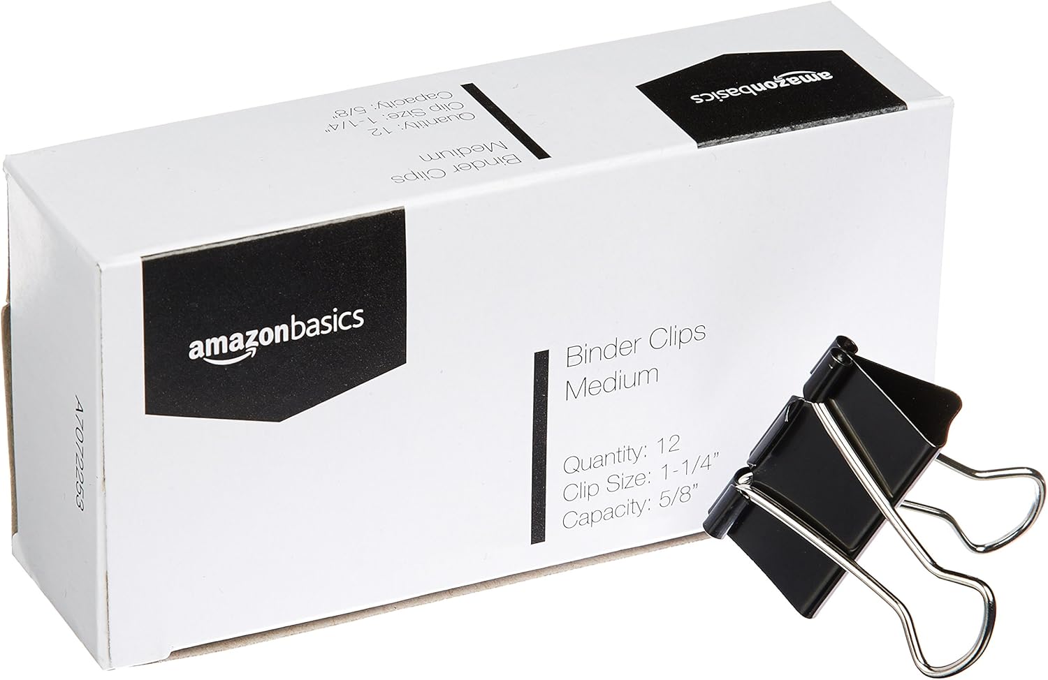  Basics Multipurpose Copy Printer Paper - White, 8.5 x 11 Inches, 3 Ream Case (1, 500 Sheets) & Basics Binder Paper Clip, Medium, 12 Clips per Box, 2-Pack : Office Products