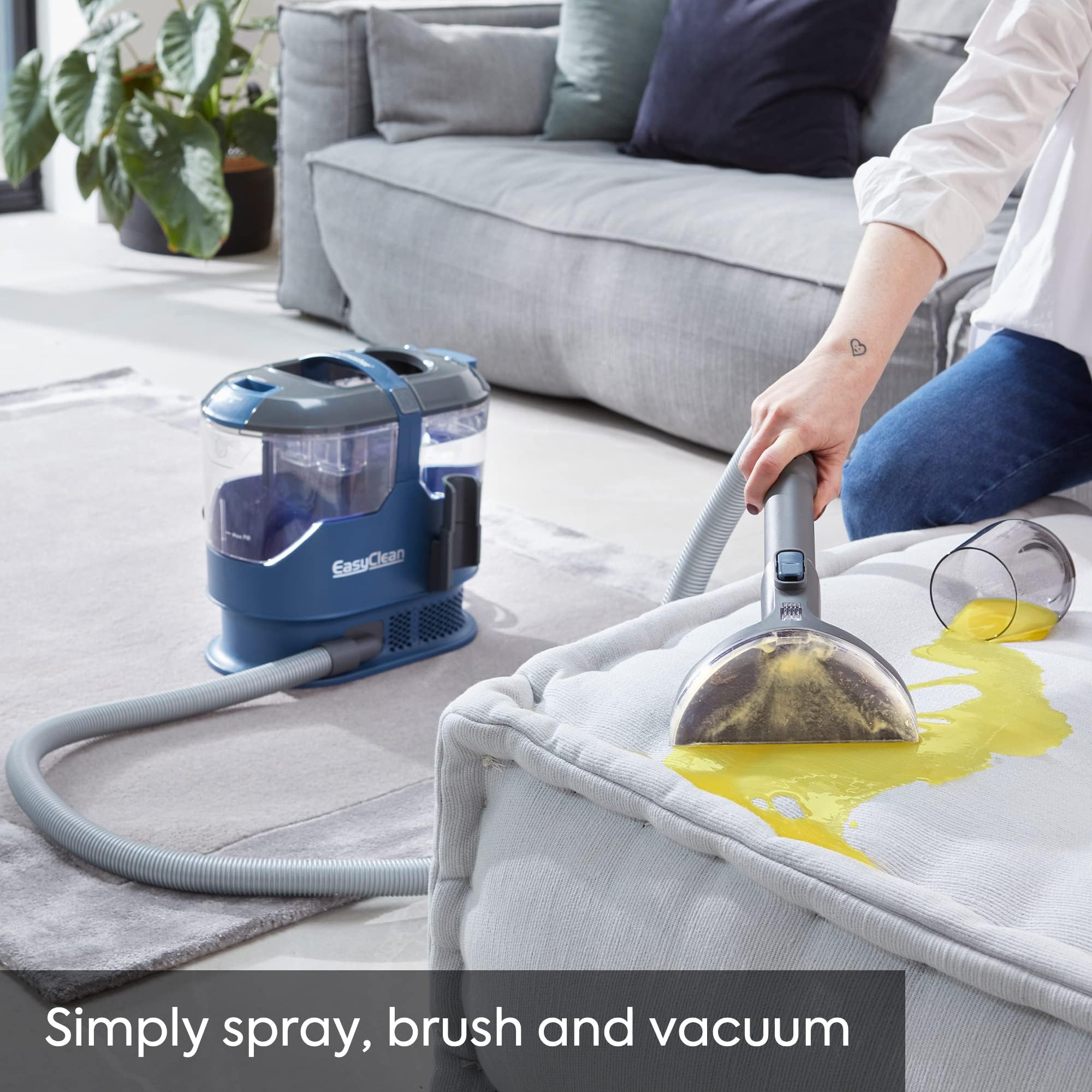 Vacmaster SCA0801 Waschsauger Teppichreiniger Fleckenreiniger für Teppiche, Vorleger, Polster, Treppen und Autos | Nass-Trocken-Sauger Starke Saugkraft Wasser Waschen Dekontamination | 800 W 4