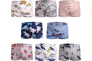 TAXZODE Little Boys Soft Cotton Briefs Toddler Kids Underwear Various cute patterns 6-8-9Pack,size:2-3T 3-4T 4-5T 5-6years 7-8years