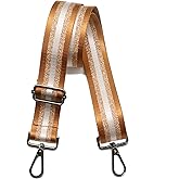 LVYOUME Purse Strap Silver Hardware Wide Bag Straps Replacement Crossbody Adjustable Shoulder Strap for Purses