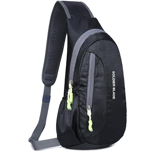 title=Zaino Monospalla Fencher Zaino della Spalla Zaino per Ciclismo Impermeabile