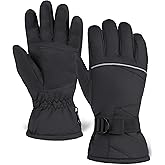 Tough Outdoors Kids Snow Gloves - Ski & Snowboarding Waterproof Insulated Winter Gloves for Girls, Boys & Toddlers