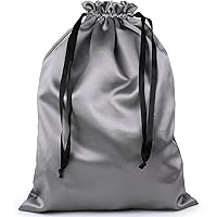 PlasMaller Dust Cover Storage Bags Thick Silk Cloth Pouch with Drawstring For Luxuries Handbags Tote Purses Shoes Boots…