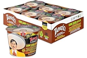 Tapatio Ramen Noodle Soup - Big Bowl - Carne Asada with Lime Flavor, 3.88 Oz (Bulk Case of 6)