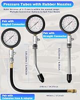 DAYUAN Professional Petrol Engine Compression Tester Kit Set Blue view 3