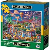 Dowdle Jigsaw Puzzle, Wizard of Oz, 1000 Piece | Each puzzle has a colorful story to tell, Precision-Cut, Snap-Fit Pieces