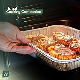 Zuvo Aluminium Foil Baking Trays 10 Pack 32x20x3.3cm Without Lids view 6