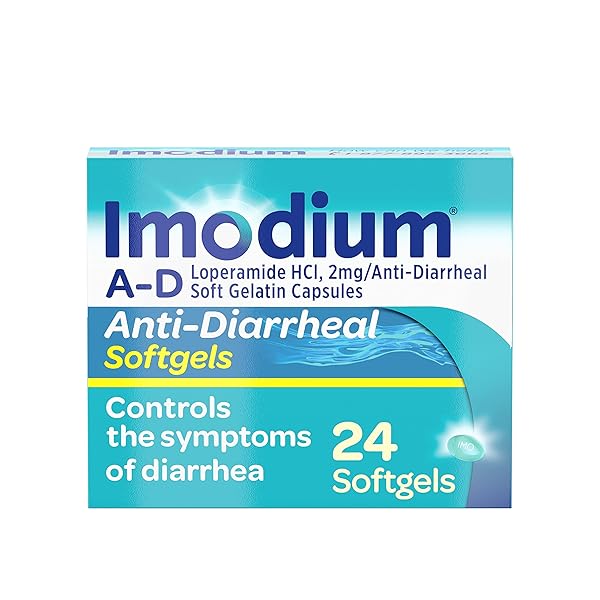 IMODIUM A-D FAST-ACTING ANTI-DIARRHEAL SOFTGELS, LOPERAMIDE HCL 2...