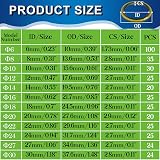 ZDBB 378 Pcs Bonded Sealing Washer Kit M5-M50 NBR Metal Gasket Set view 2
