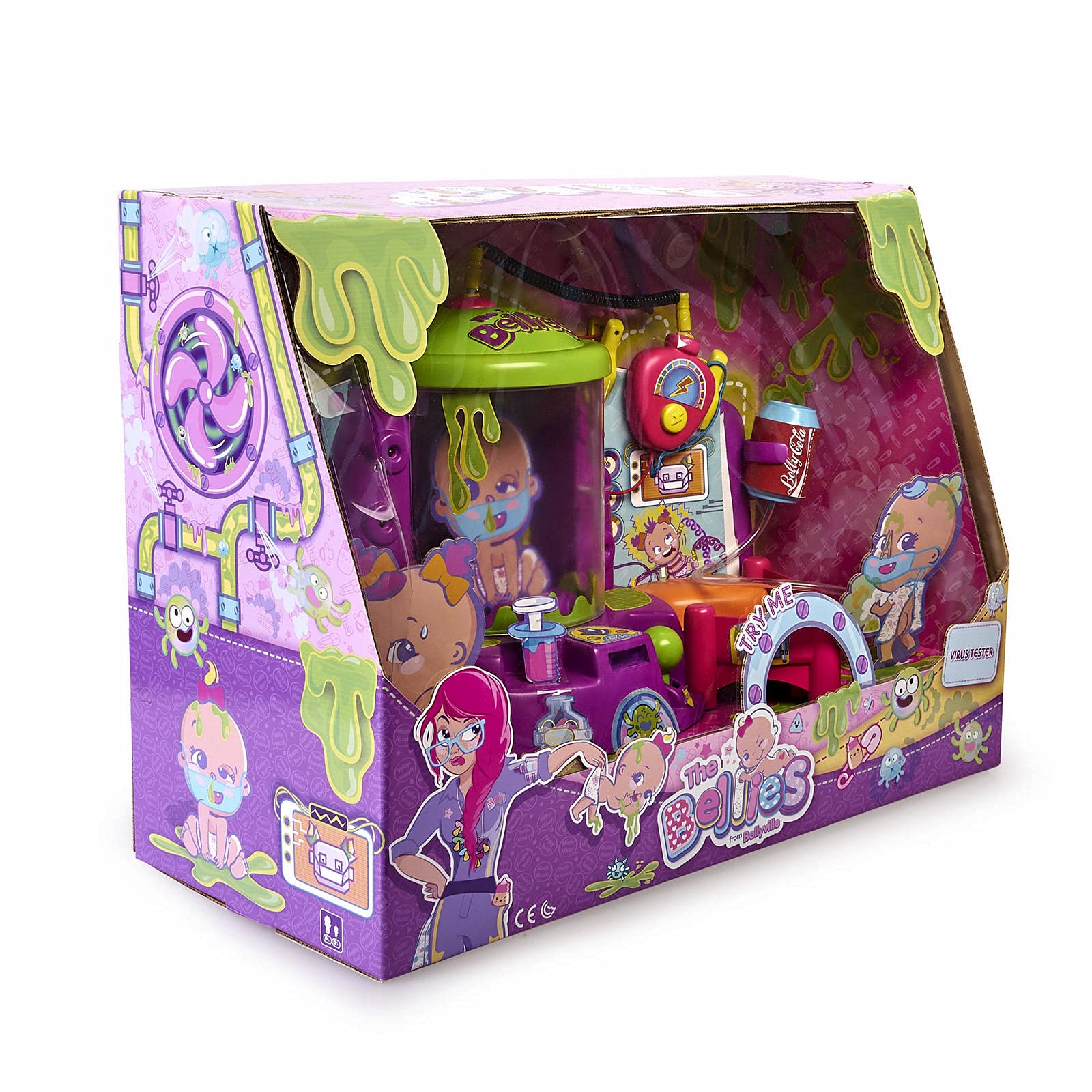 The Bellies From Bellyville - Virus Tester, Bellies and Mini Bellies, to care for and remove viruses, gift (Famous 700015775)