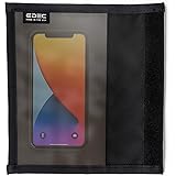 EDEC Cell Phone Faraday Bag with Window - Signal Blocking, Anti-Tracking, Anti-Spying, 5G RF EMF Radiation Protection for Cel