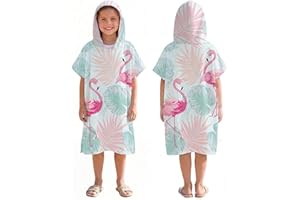 LOMTRATS Quick Dry Surf Poncho Changing Towel Robe Hoodie for Adults Men Women,Swimming Beach Surfing Diving Home Hot Springs