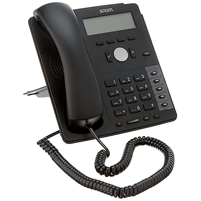 Snom SNO-D712 HD Audio IP Desk Telephone tare da 4 Layin 3.2 "Nuni