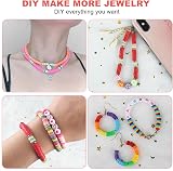 Fournine 5300 Pcs Clay Beads Kit with Charms for Bracelet Making view 3