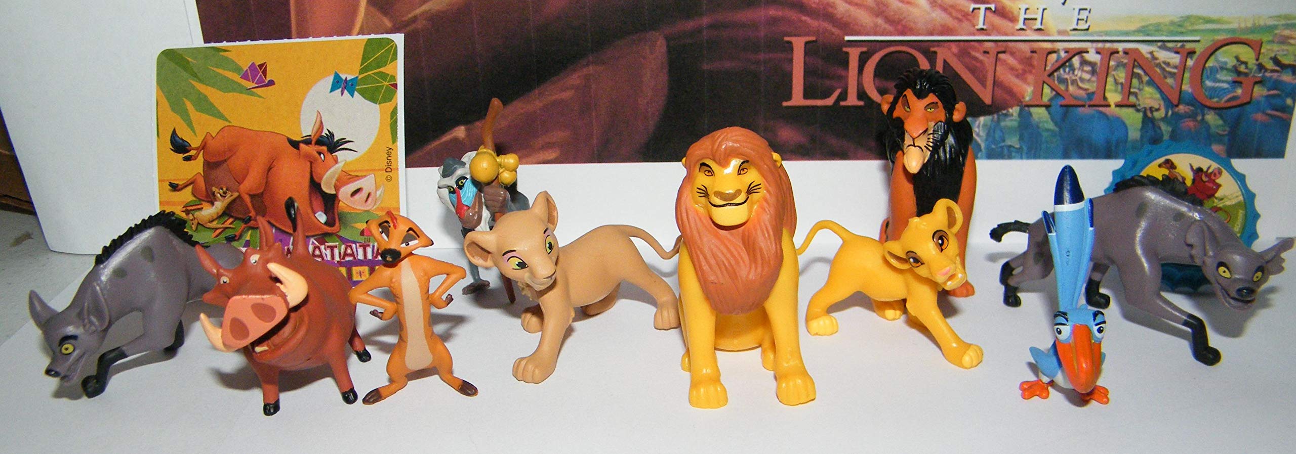 Playful Toys The Lion King Movie Deluxe Figure Set of 12 Toy Kit with