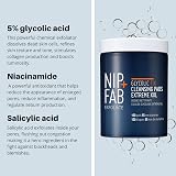 Nip+Fab Glycolic Fix Extreme Pads XXL 100 Count Night Exfoliating Pads view 5
