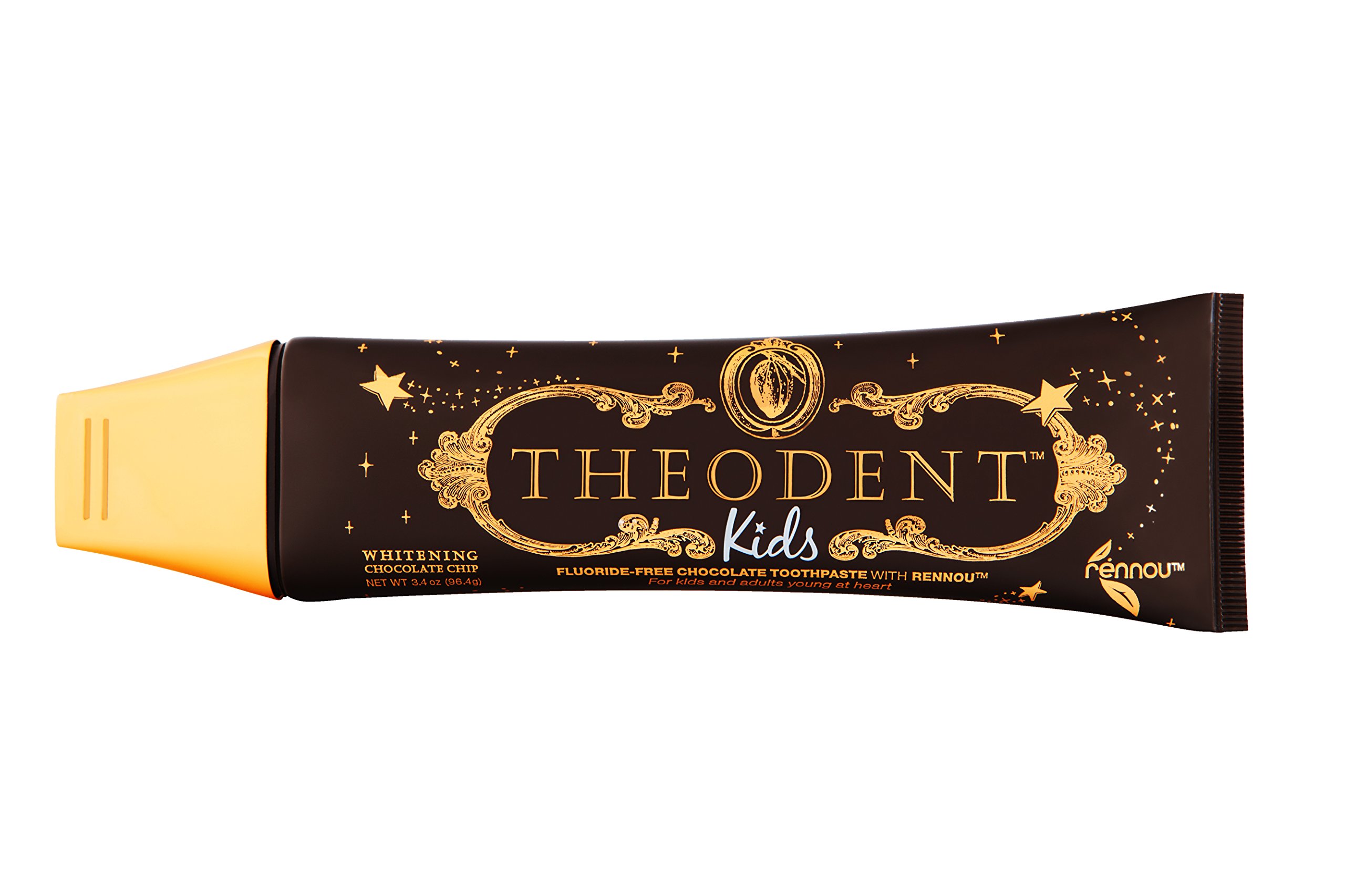 Theodent Kids Toothpaste Whitening Chocolate Chip, Safe if Swallowed