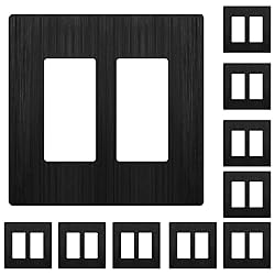 LIDER Brushed Finish Double Decorator Switch