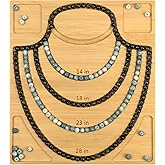 Petoysoso Bead Board for Jewelry Making,Bamboo Necklace Making Supplies,Jewelry Making Supplies,Beading Board