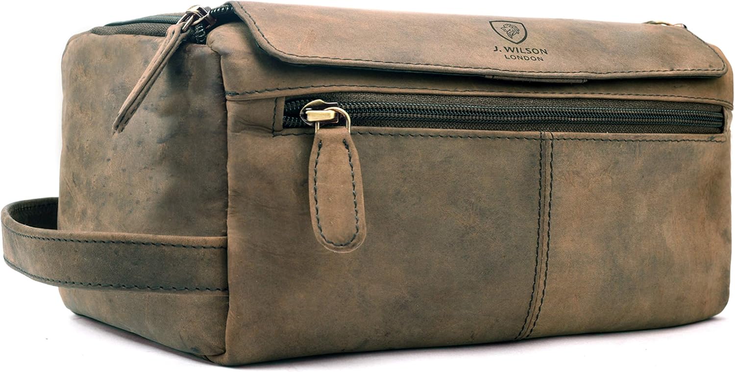 wilson leather toiletry bag