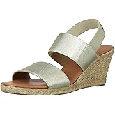 André Assous Women's Allison Espadrille Open Toe Wedge Sandal