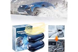 Lot de 2 appareils anti-gel et de déneigement à ondes électromagnétiques, dispositif de déneigement pour voiture, instrument 