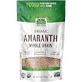 NOW Foods, Organic Amaranth Whole Grain, Protein & Fiber, 16 oz