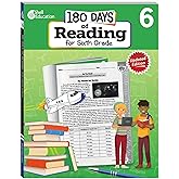 180 Days™: Reading for 6th Grade 2nd Edition Practice Workbook for Classroom and Home, Cool and Fun Practice Created by Teachers (180 Days of Practice)