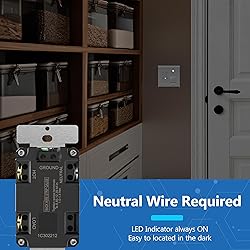 LIDER 2-Hour Countdown Timer Switch with Wall