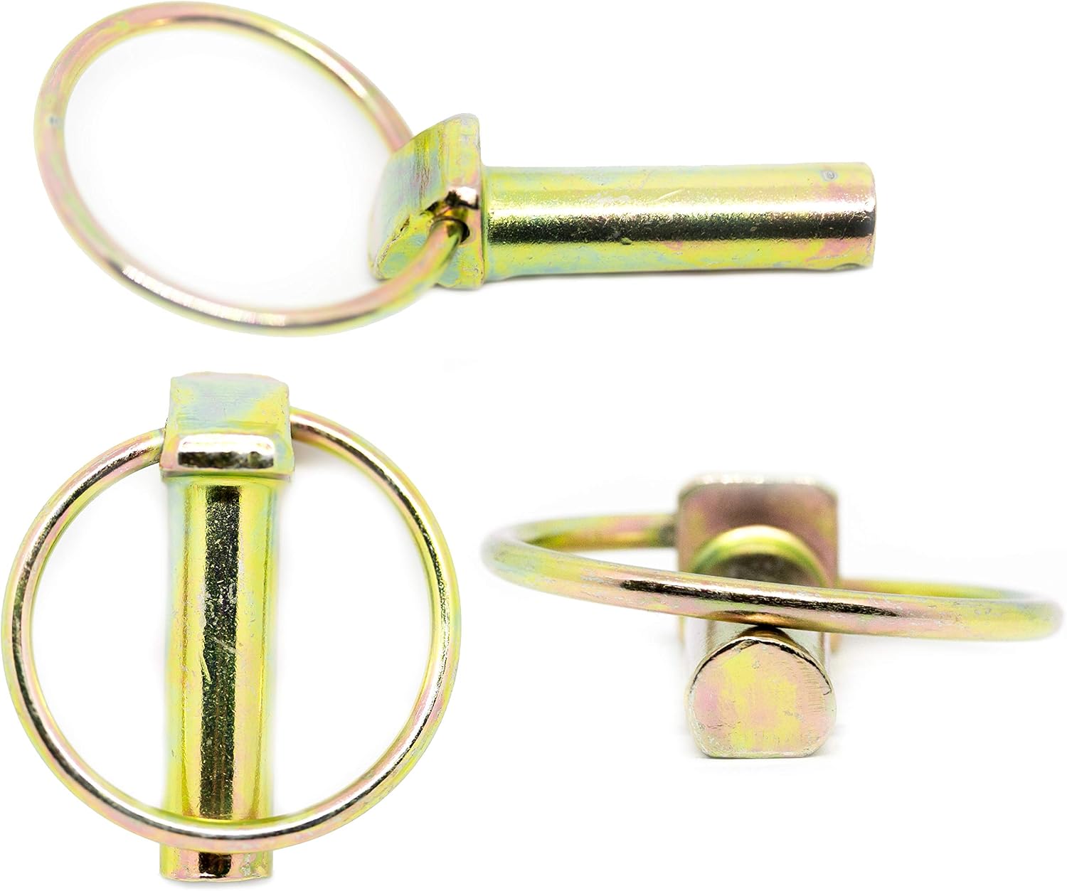 6mm x 42mm Linch Pin Trailer Lorry Tractor Ring Clip (Pack of 4)