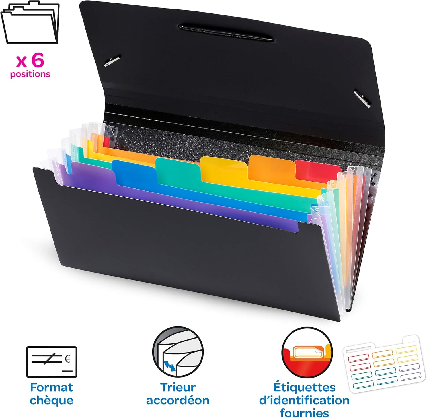 Viquel Rainbow Class Expanding File Folder Office Document Holder 6 ...