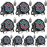 U`King Stage Lights 10 Packs 36LED RGB LED Par